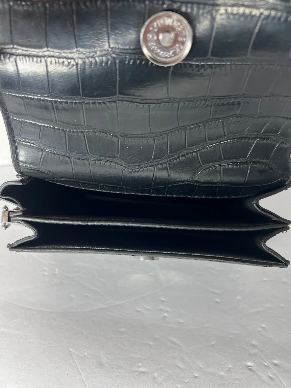 Sleek Black Crossbody Bag and Wallet Set